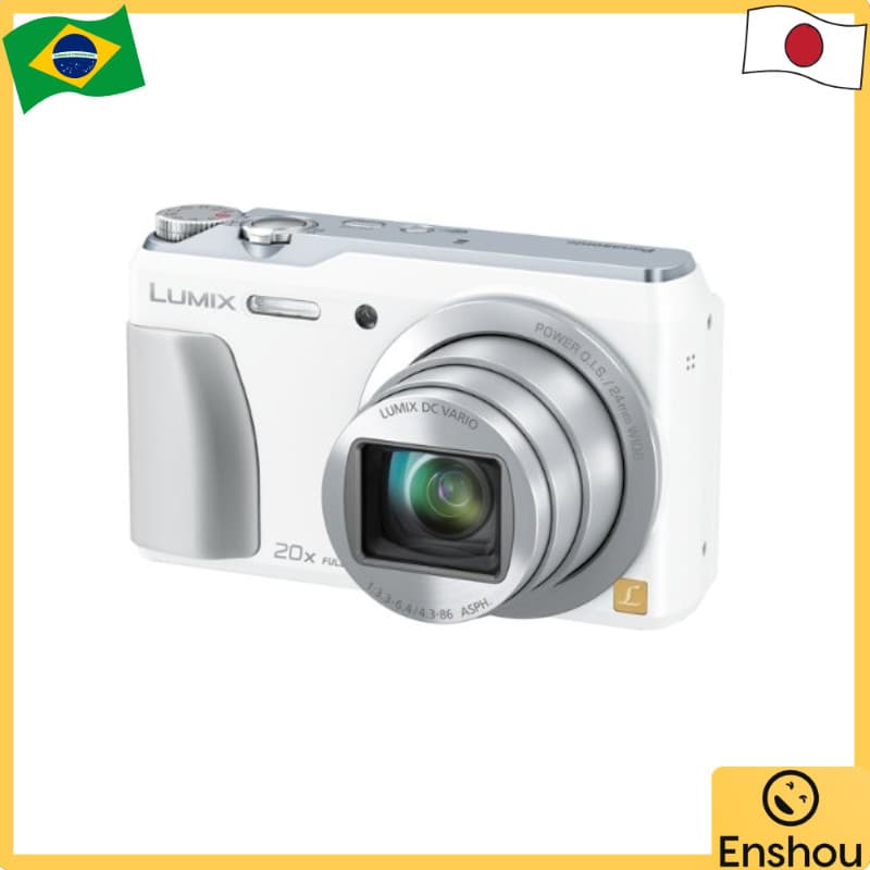 [USED]Do Jopão [USADO] Câmera Digital LUMIX TZ55 Óptica 20x Zoom Branco DMC-TZ55-W