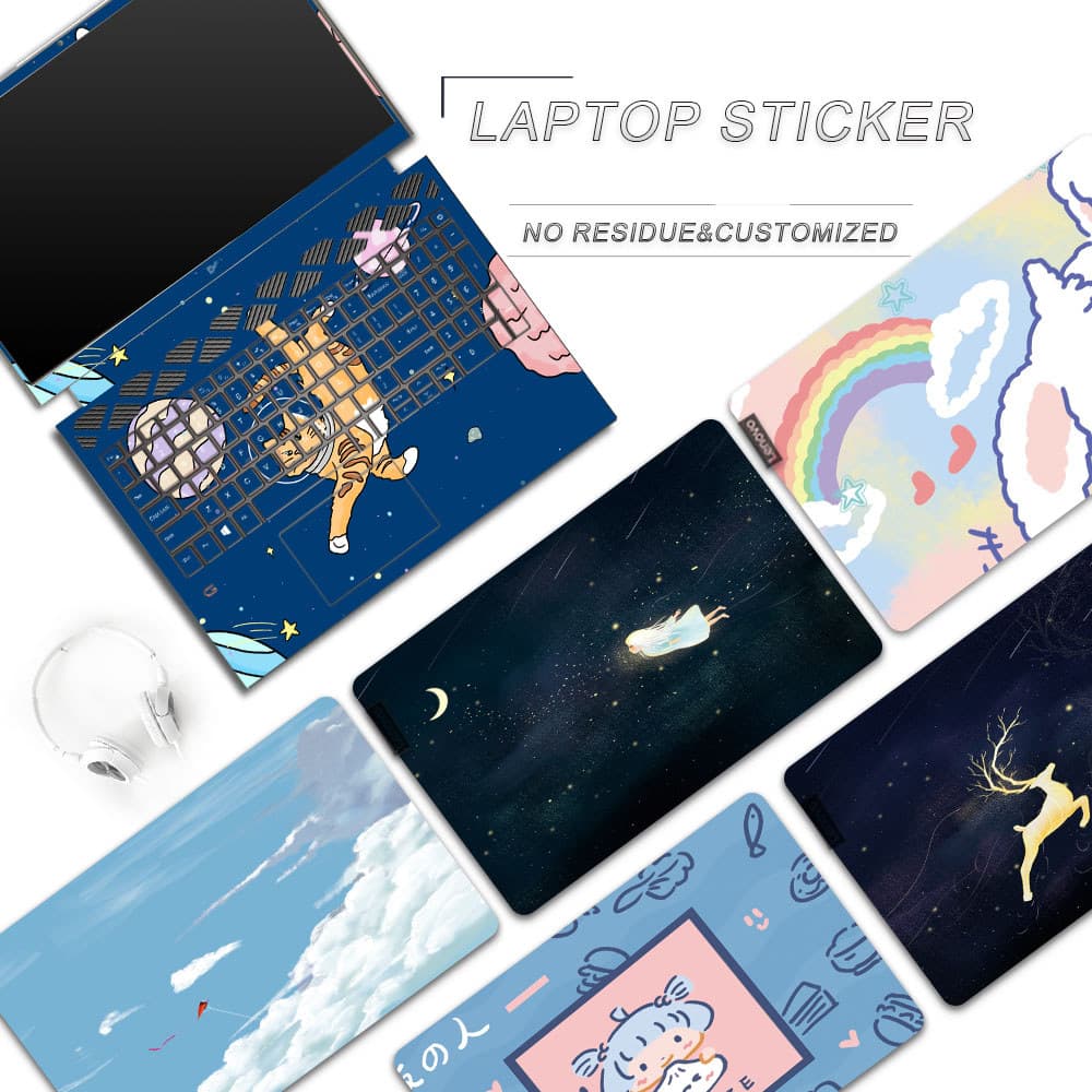 Lenovo ideapad 3 14IML05 Adesivo De Vinil Para Notebook Sem Resíduos Computador Laptop 11/12/13/14/15/16/17 Polegadas Pe