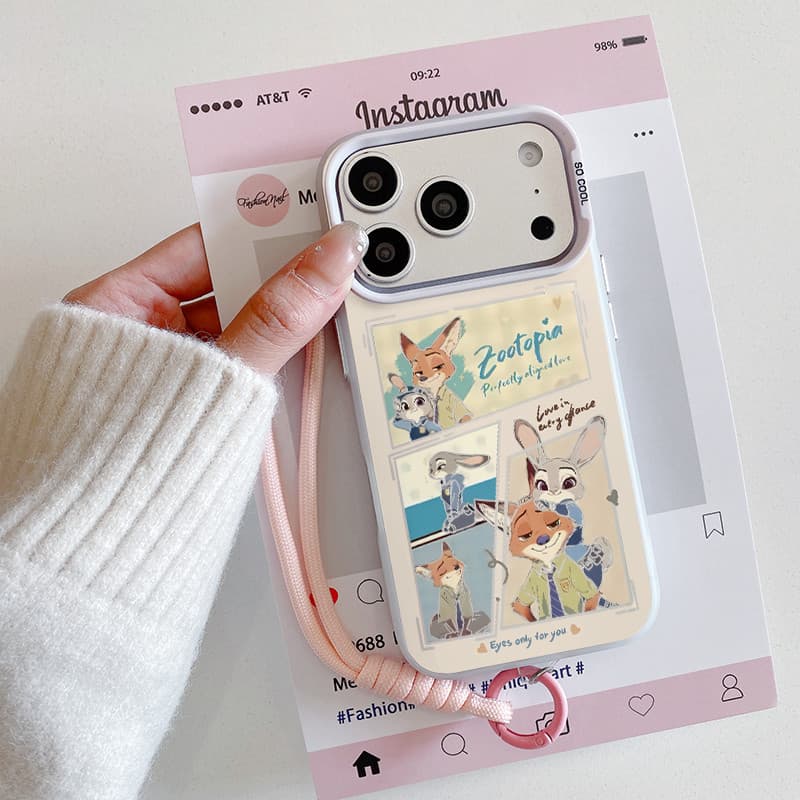 Capa de celular da Zootopia com iPhone 17 16 15 14 13 12 11 PRO MAX XS XR 7 8PLUS SE AIR casca macia