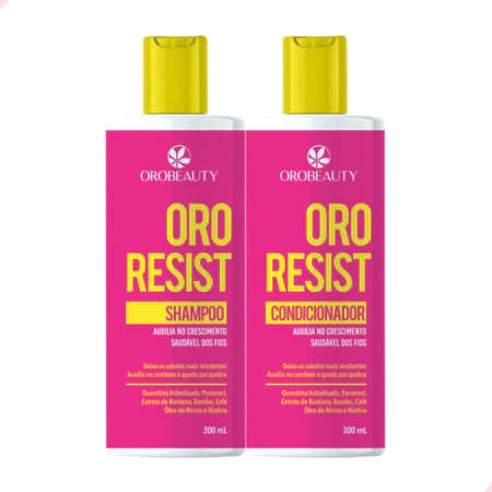 Kit Shampoo e Condicionador Oro Resist 300ml Cada - Orobeauty