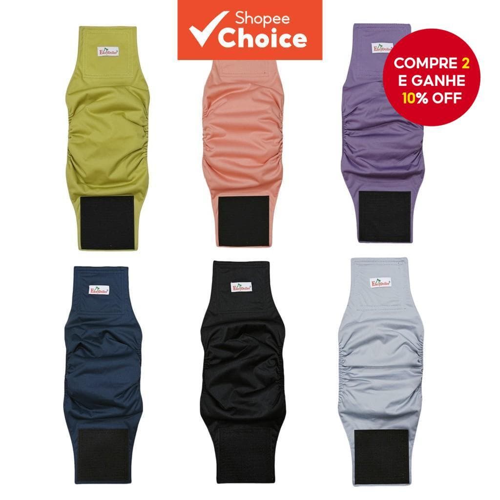  Nova Faixa Abdominal para Cão Macho Lavável (Estilo Estampada) - Fralda de Cachorro Macho Lavável, Fraldas para Cão