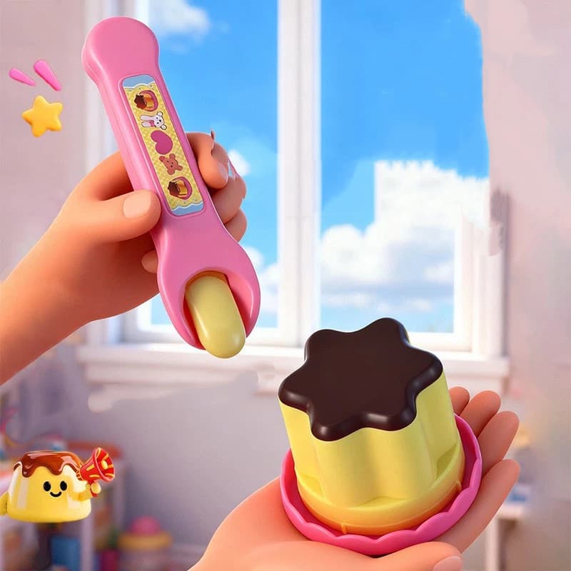 Play House Toys Pudim de Morango Conjunto de Brinquedos Educativos para Educação Infantil