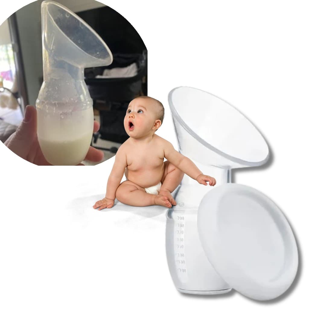 Coletor de leite ou Pote para Armazenamento de Leite Materno 200ml em Silicone BPA Free Atóxico