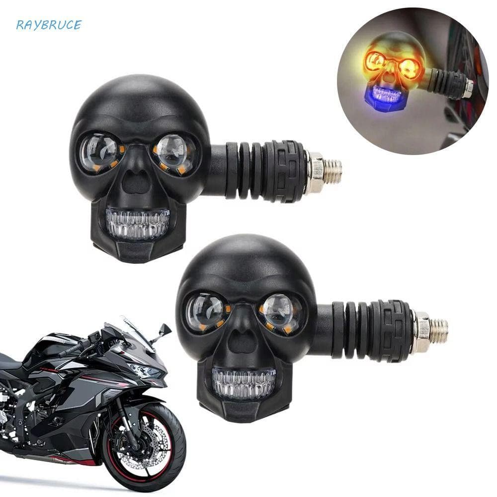 Raybre 2 Unidades De Luzes De Sinalização Para Motocicleta , Segurança Veículos De Ajuste Universal DC 12V , Luz De Cor 