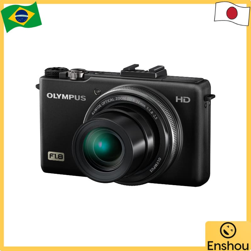 [USED]Do Japão [USADO] Câmera Digital OLYMPUS XZ-1 Preta 10 Megapixels 1/1.63 " CCD De Alta Sensibilidade De Grande Abertura F1.8