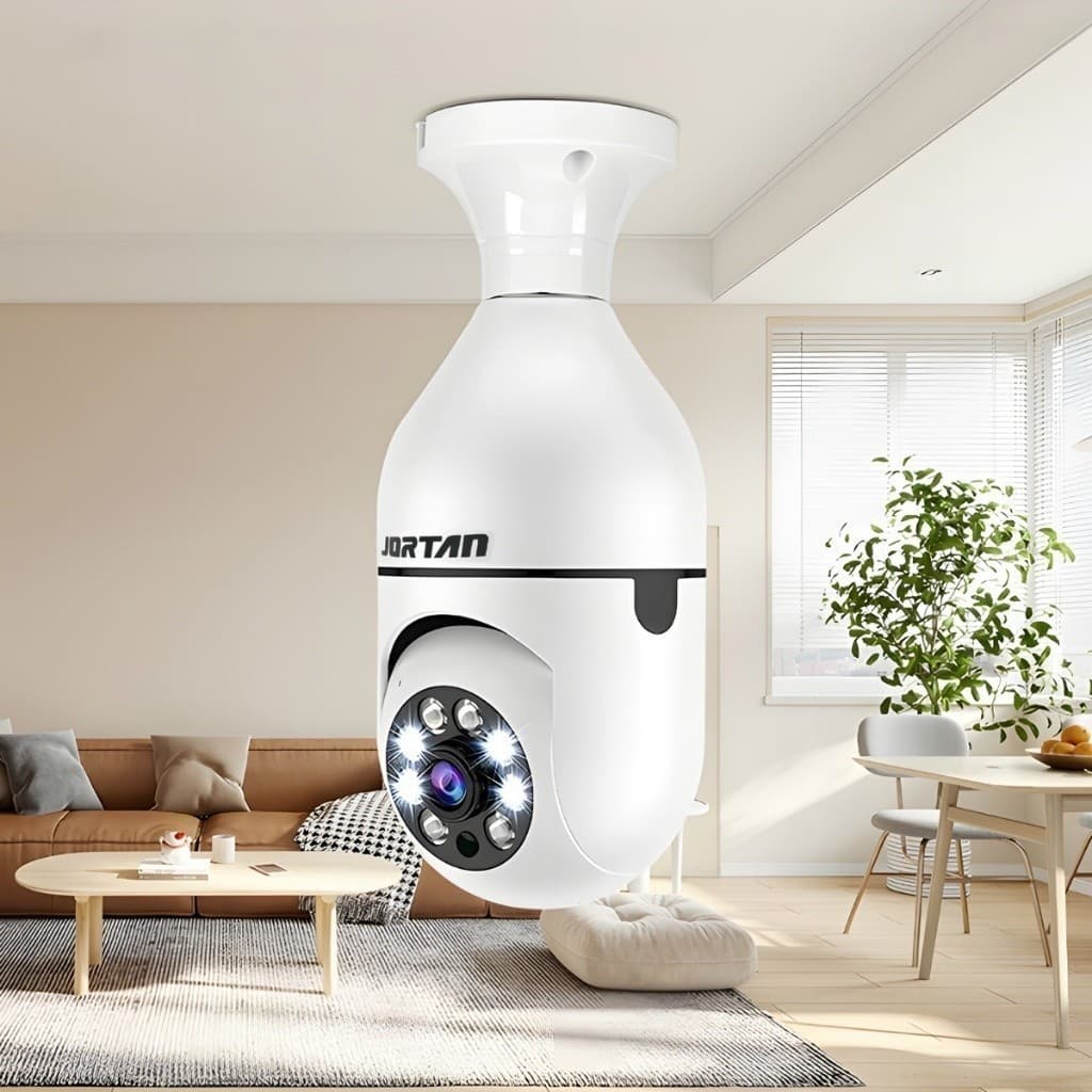 Câmera de Vigilância e Segurança Wi-Fi  Com Microfone e Alto-falante Visão Noturna, 360°via  yosse