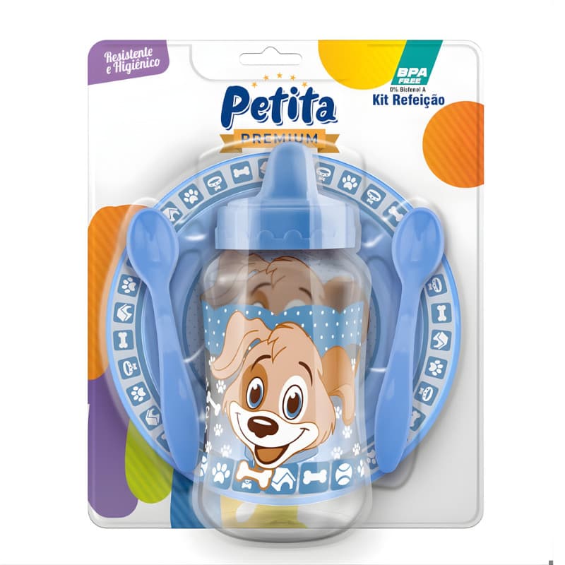 Kit Refeição Infantil Petita - 4 Peças