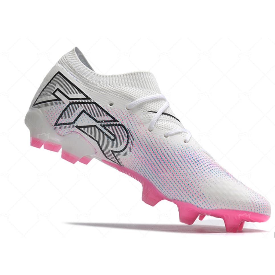 Botas De Futebol De Couro Masculinas Branco Rosa Neymar Tênis Novos Calçados Esportivos
