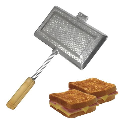 Forma Para Bauru Sanduicheira Tostadeira Dupla Cabo Madeira