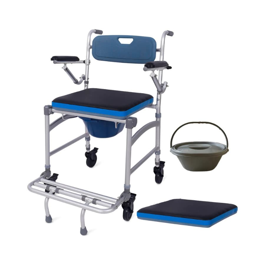 Cadeira de Banho de Aluminio Suporte Até 150KG Desmontável SC102 Hidrolight