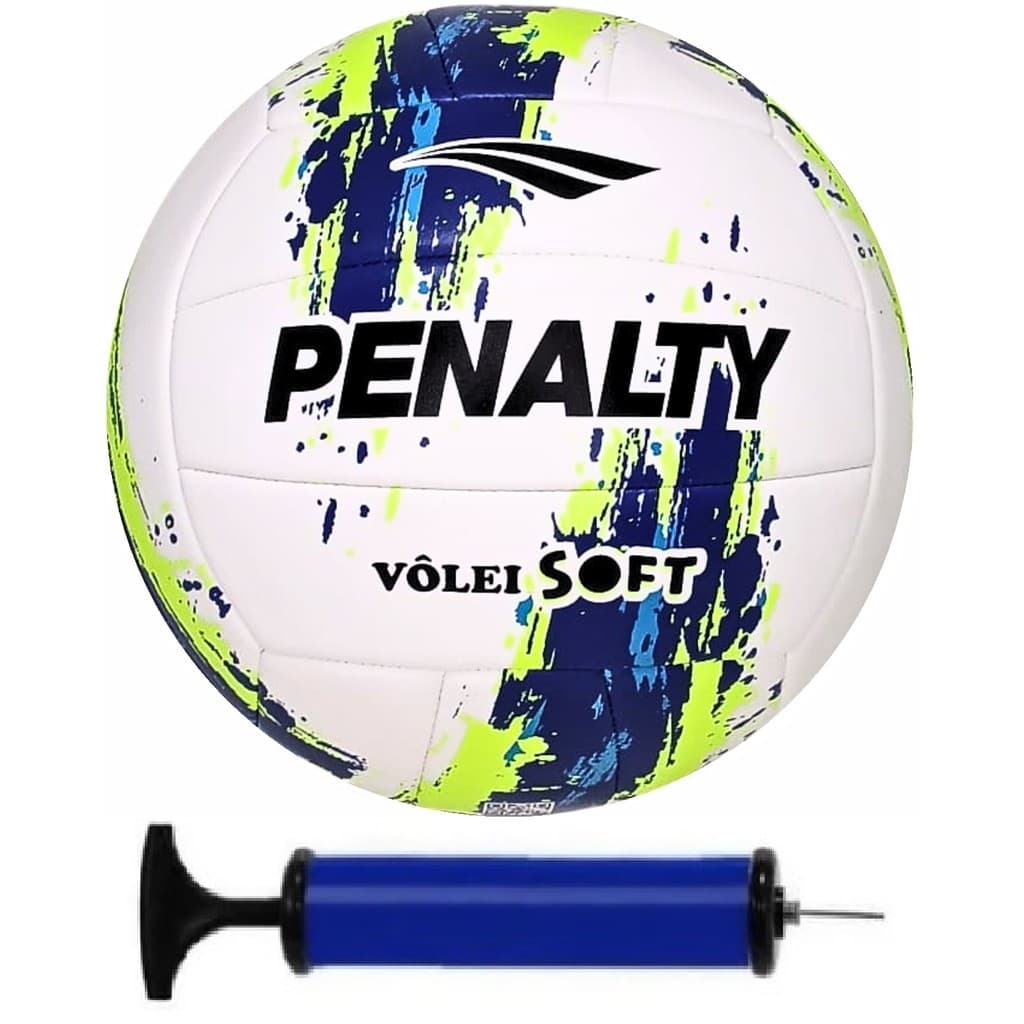 Bola Vôlei Penalty Soft X + Bomba de Ar