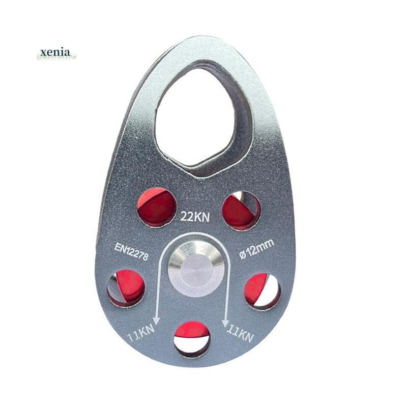 Polia De Escalada Em Liga De Alumínio 22KN , Leve , Portátil , Resistente , Única Balanço Fixa