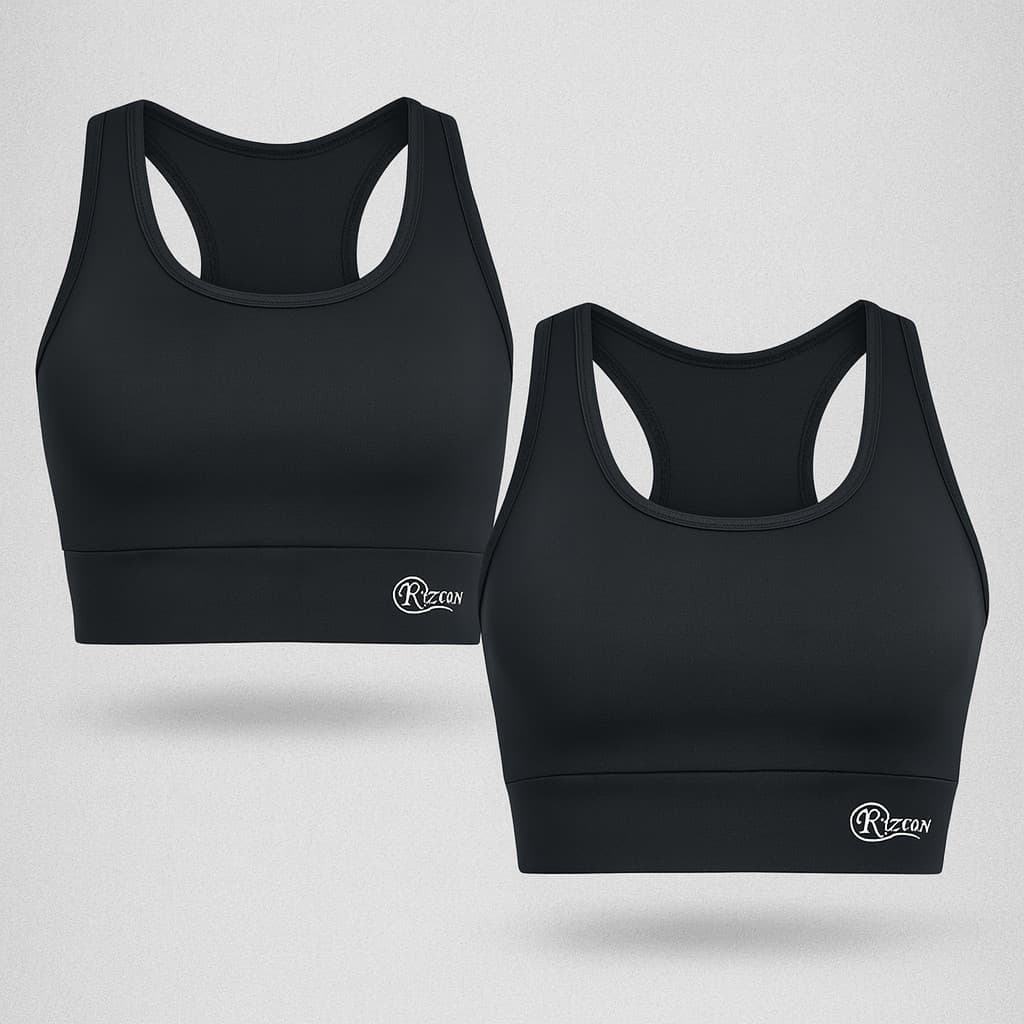 Kit 2 Top Feminino Academia Suplex Alta Sustentação Plus Size P ao G3