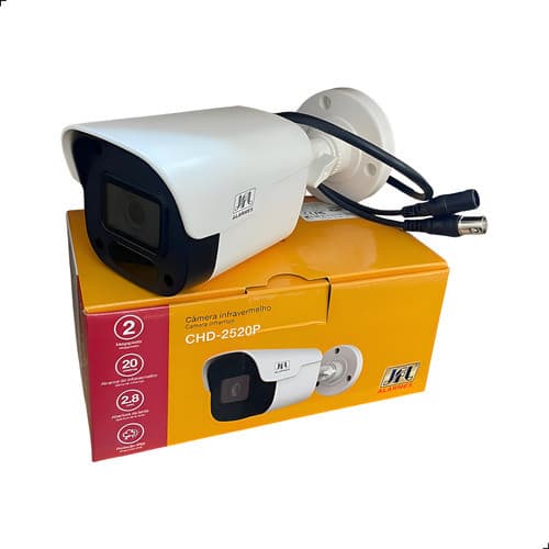 CÂMERA JFL INFRAVERMELHO BULLET 2MP FULL HD CHD-2520P  COR BRANCO