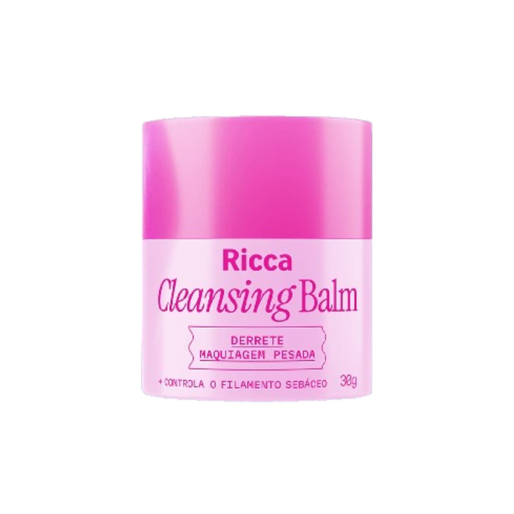 Ricca Cleansing Balm Bálsamo De Limpeza Facial 30g Ref 3832