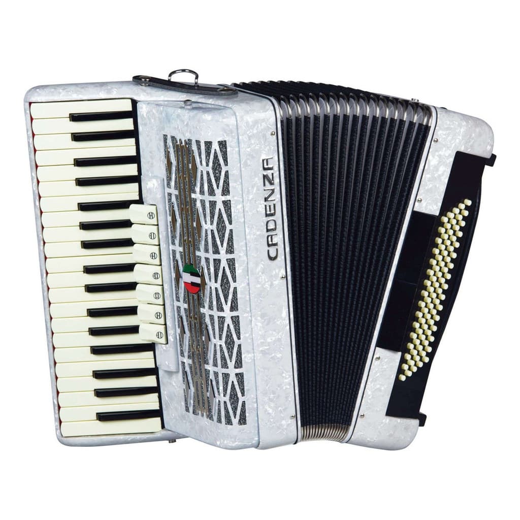 Acordeon Cadenza 80 Baixos Cd80/37 C/bag Branco