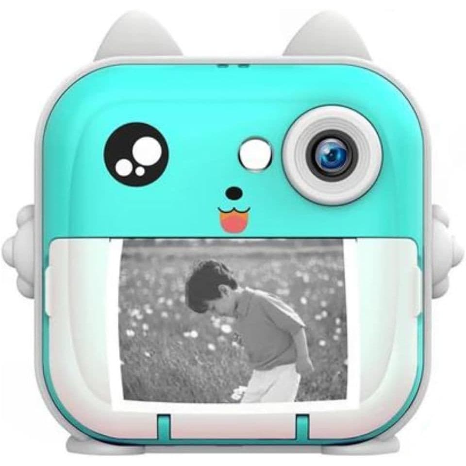 Câmera De Impressão Instantânea Para Crianças Vídeo Fotografia Digital Fotográfica infantil Boy Girls MAIS