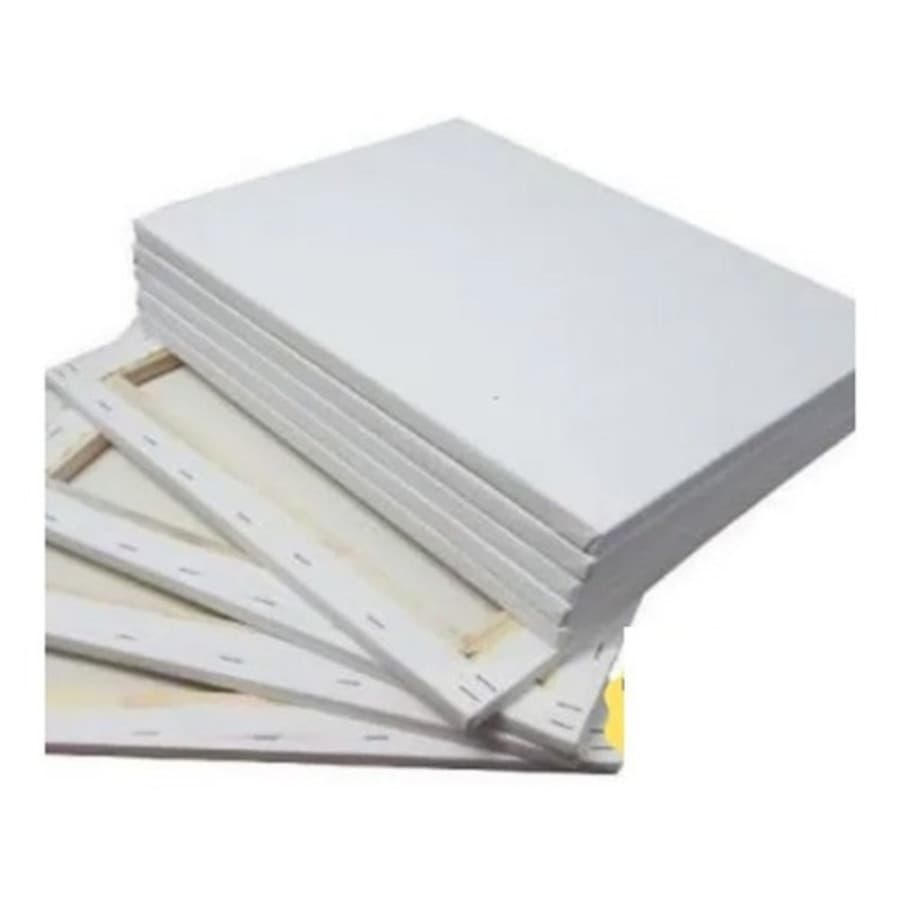 Kit 10 Telas Para Pintura 15x15 Para Tintas Óleo, Guache ou Acrílica