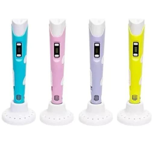 Caneta 3D Impressora Manual Infantil e Adulto Com Filamentos DIY Plastico Seguro Para Crianças