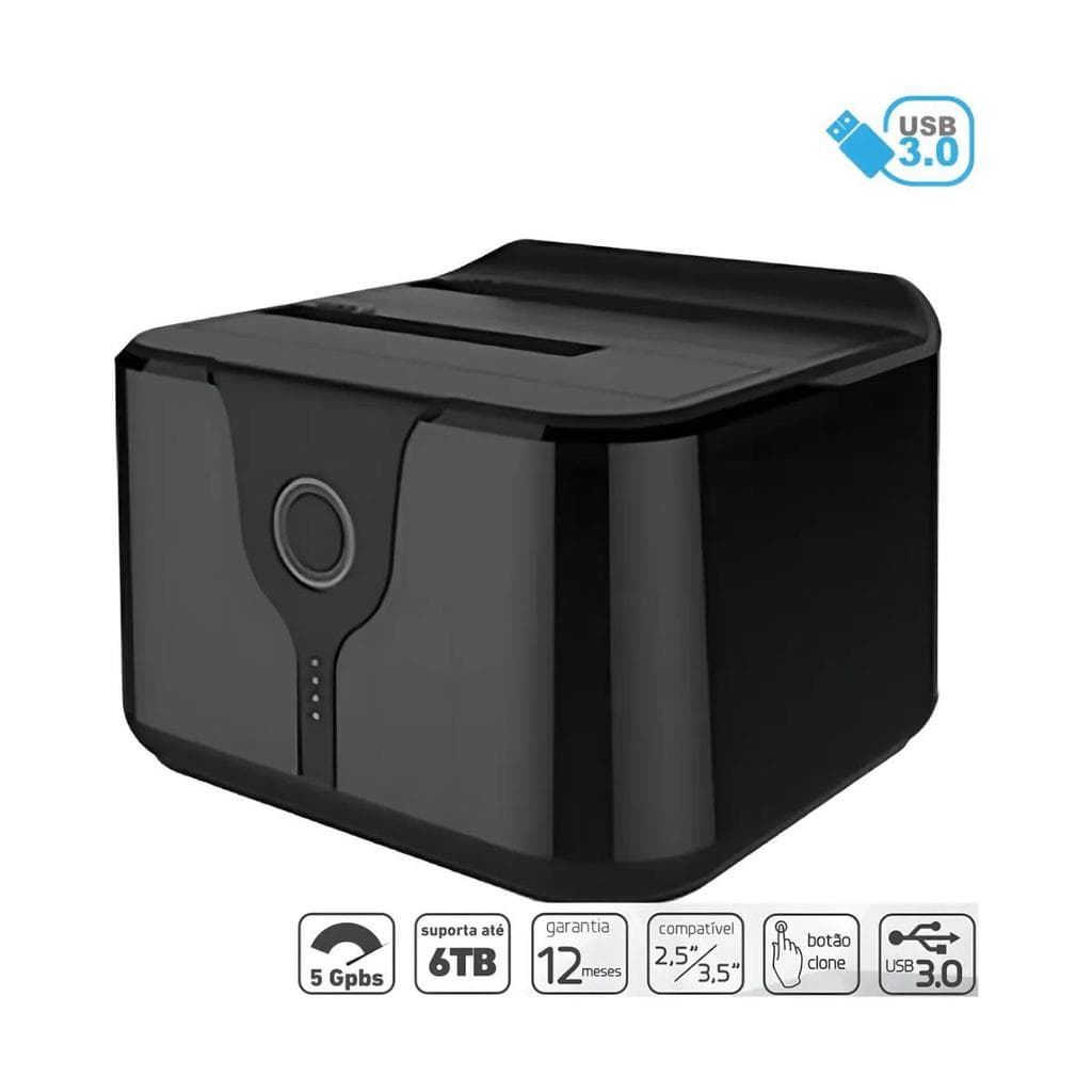 Dock Station Vinik USB 3.0 para HD/SSD Sata