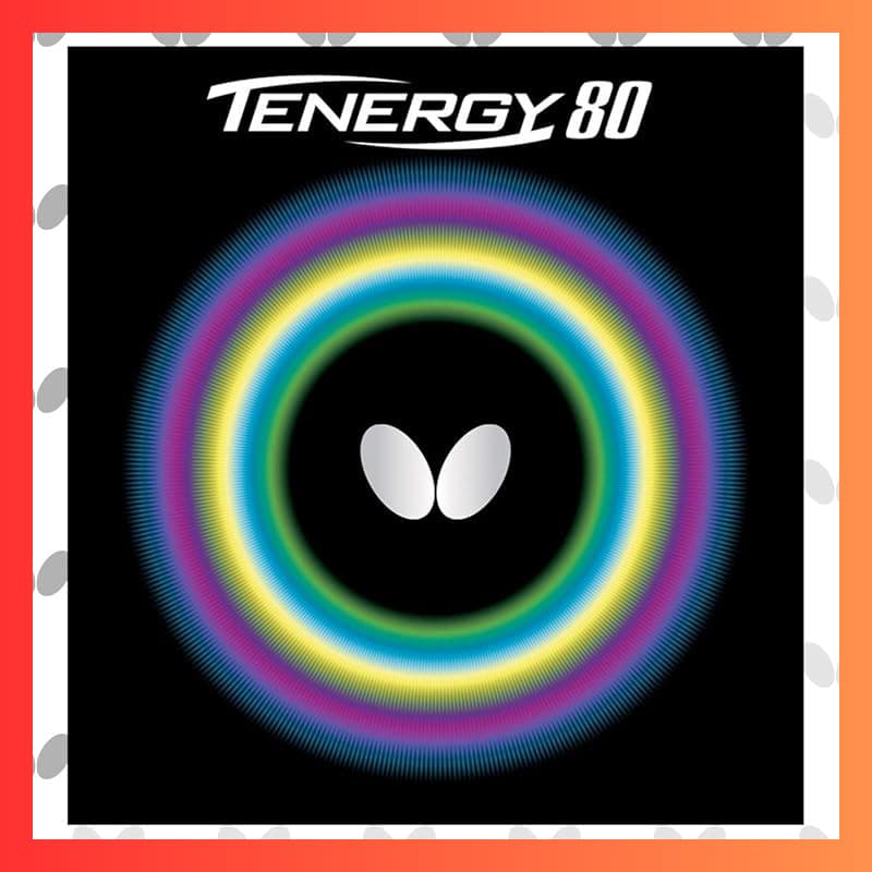 Esponja De Tênis De Mesa Borboleta Borracha Tenergy 80 05930 Vermelho Extra Grosso