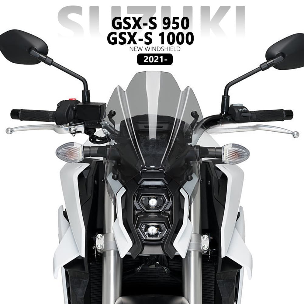 Para Suzuki GSX-S950 GSX-S1000 Novo defletor de para-brisa dianteiro de motocicleta Visor de para-brisa