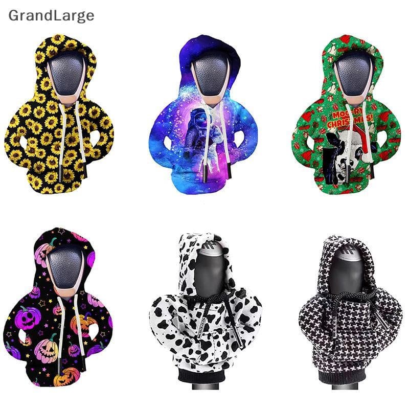 [GrandLarge] 1Pc Capa Com Capuz Para Mudança De Marcha De Decoração Da Alça De Engrenagem Do Carro Se Encaixa Manual Aut