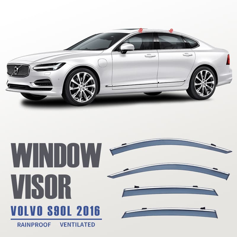 Adequado para volvo S90 à prova de chuva chuva espelho retrovisor chuva sobrancelha volvo S90L viseira da janela venda q