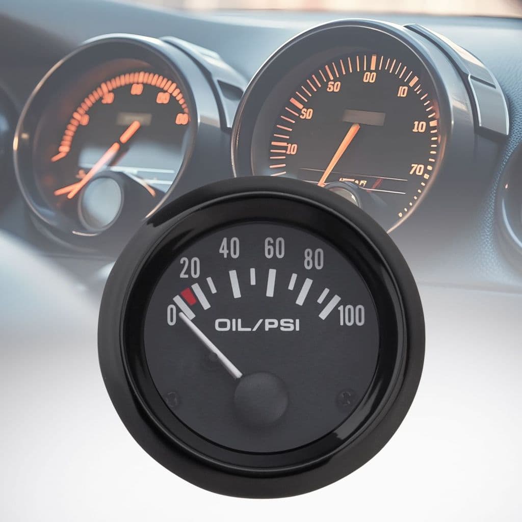 2 Polegadas 52mm 12V LED Voltímetro Digital Tensão/Temperatura Da Água Do Óleo/Pressão Nível De Combustível/Medidor De A