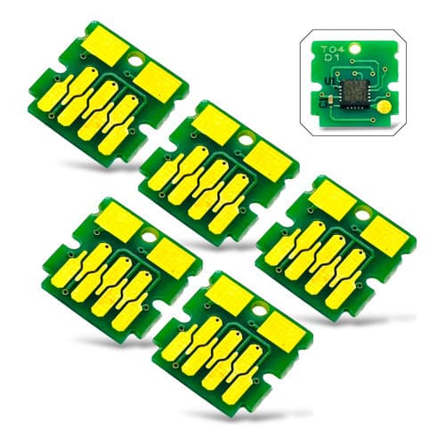 Kit 5 Chip Caixa Manutenção T04d1 L6170 L6190 L6191 L14150