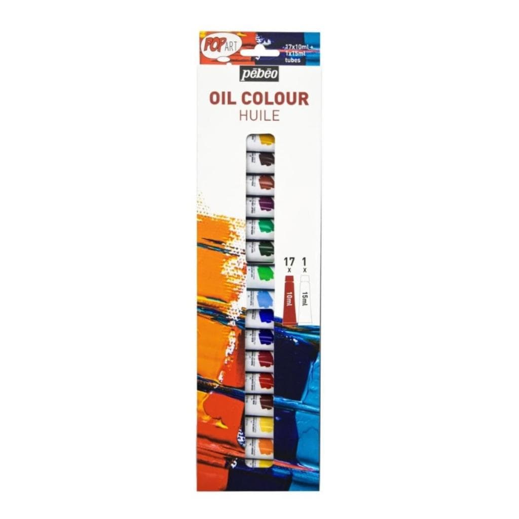 Kit Tinta Óleo Pebeo Pop Art - 18 Cores
