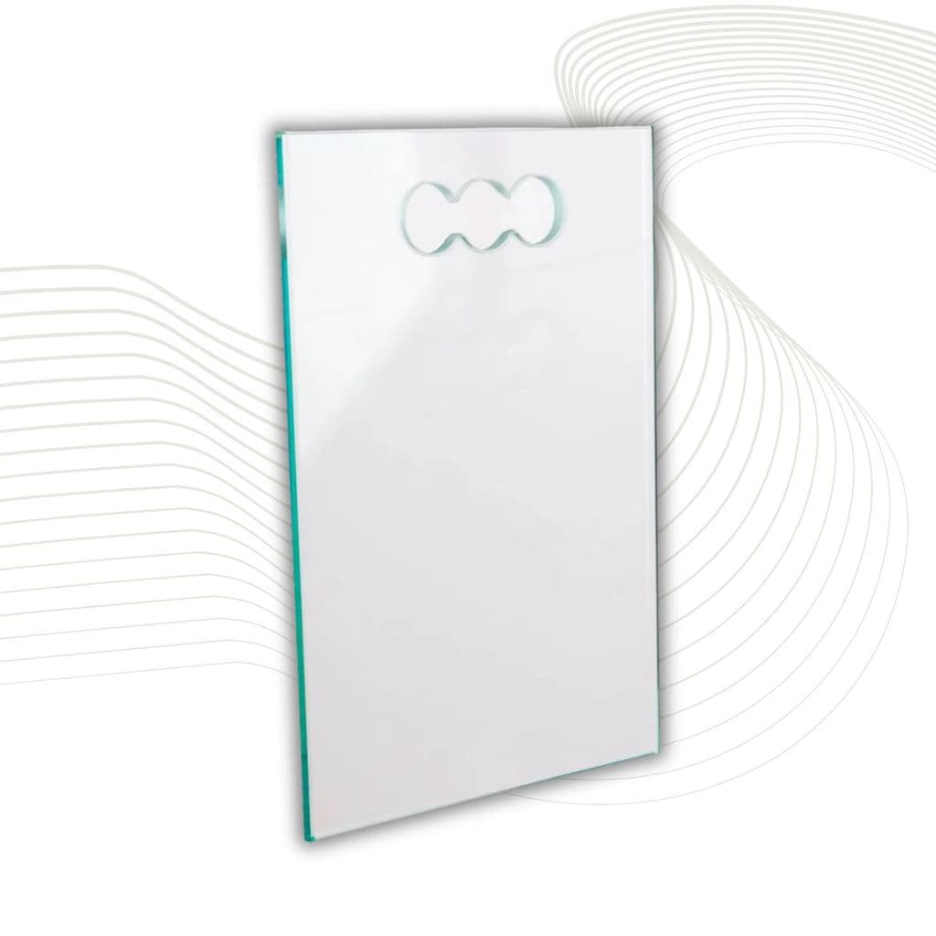 TÁBUA DE VIDRO PARA CHURRASCO 40X25 8MM INCOLOR