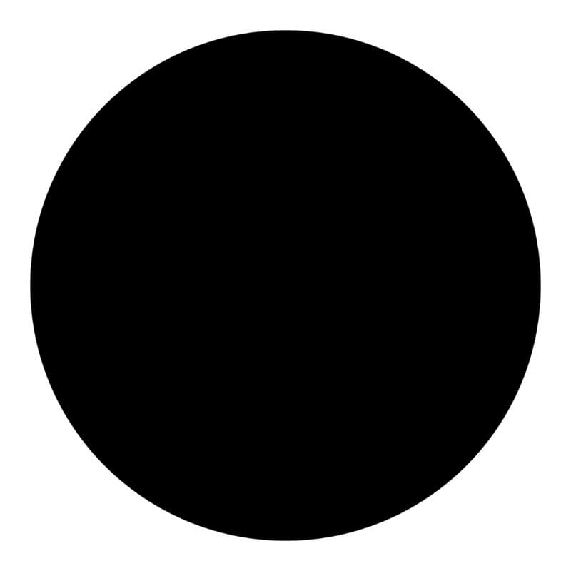 Capa Blackuot de painel redondo com elástico