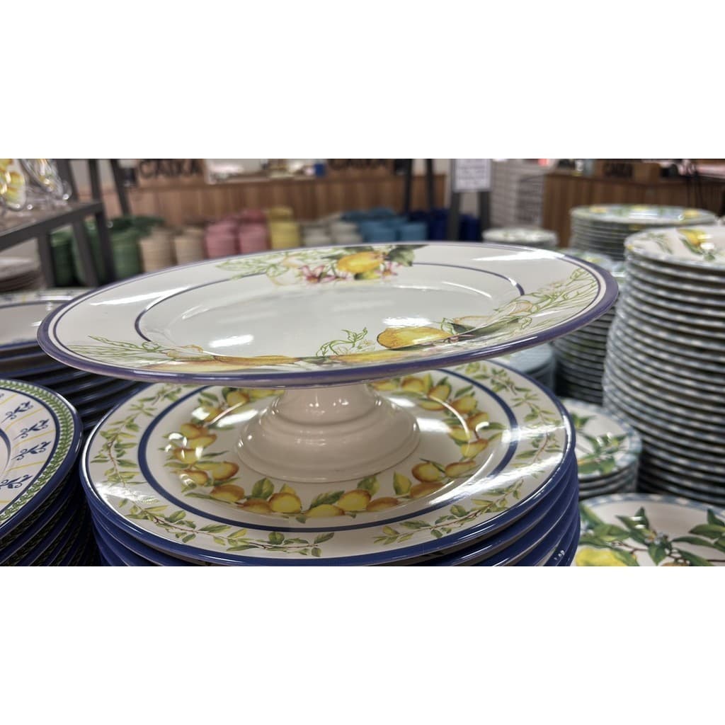 Boleira Média Prato de Bolo 29cm Alleanza Cerâmica