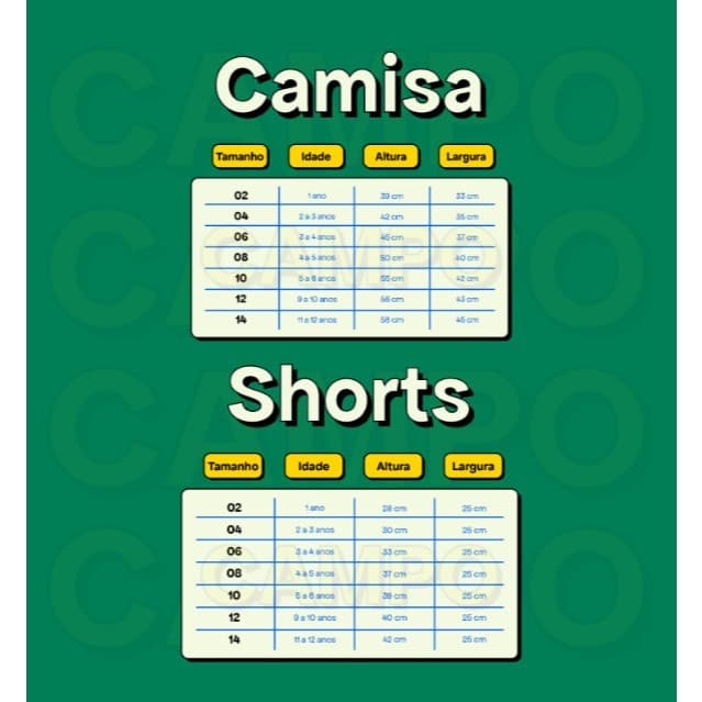 Conjunto Infantil Kit Futebol Time Seleções Diversos !! #1 #2