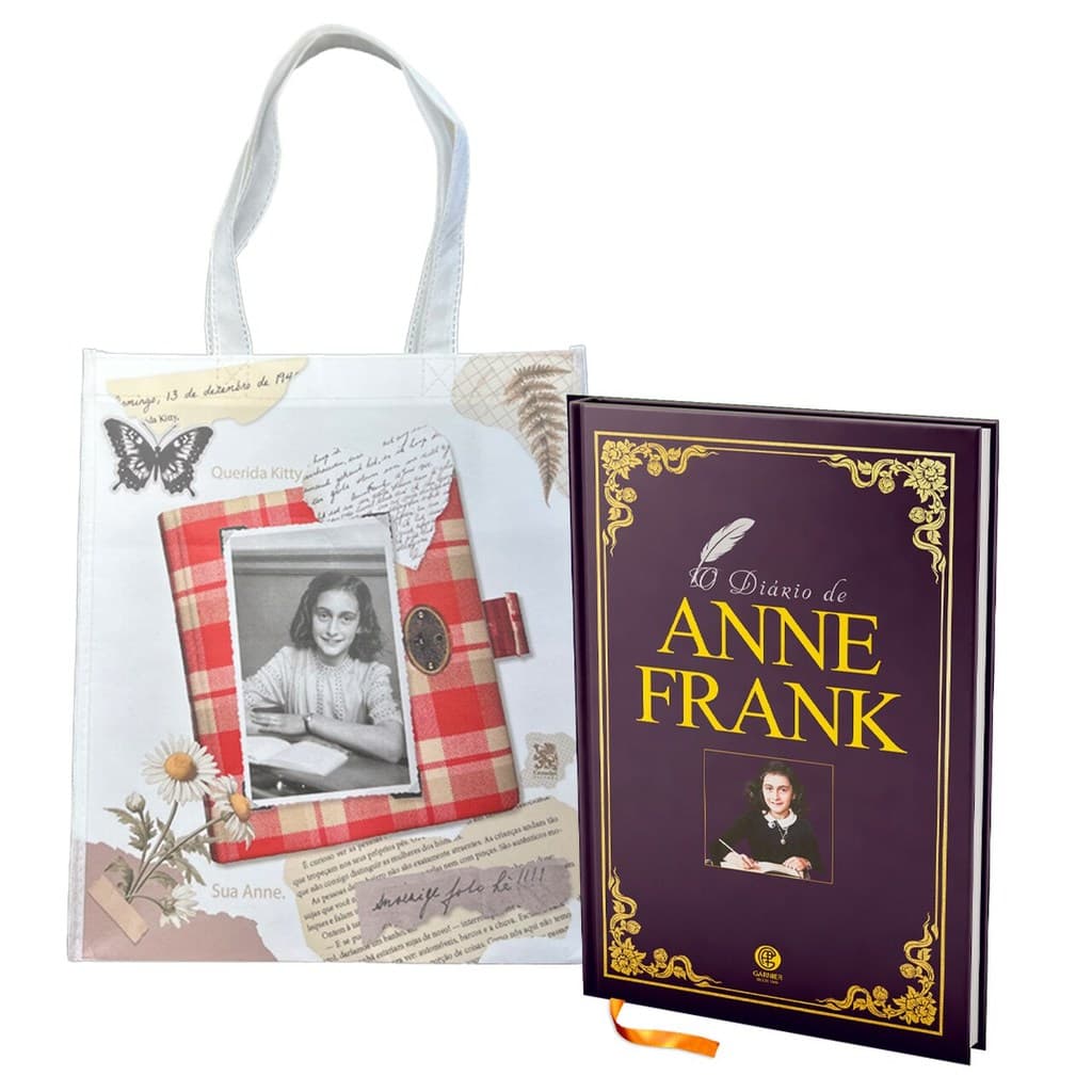 Anne Frank Edição de Luxo Almofadada + Ecobag