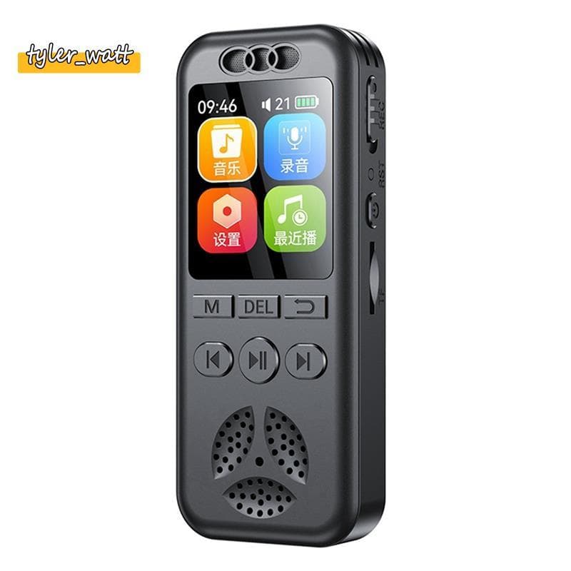 Gravador De Voz Digital MP3 Player HD Redução De Ruído WAV De Áudio Dispositivo De Gravação De Negócios Portátil De Um B