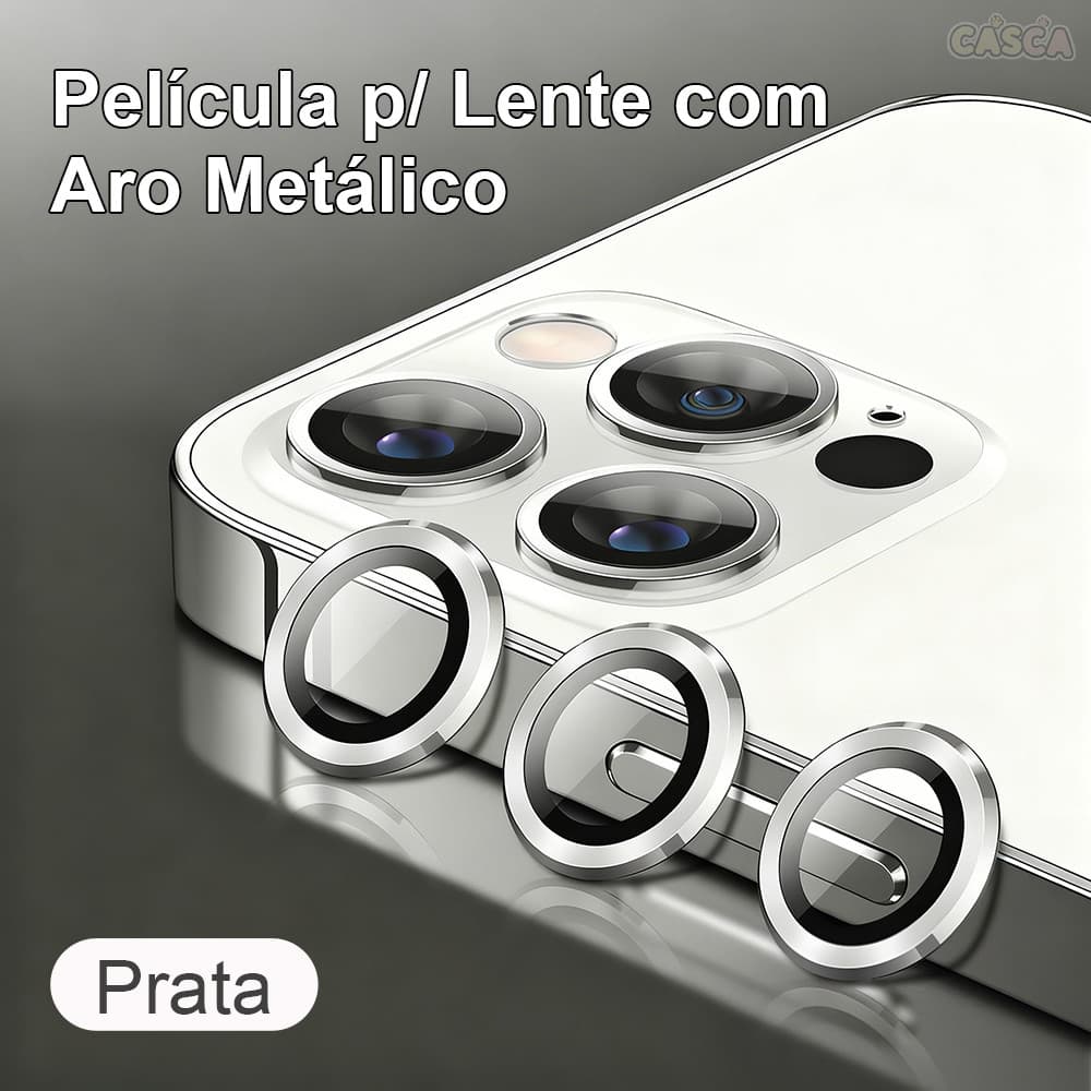 Película Lente De Câmera Para iPhone 16 15 14 13 12 11 16E 17E Pro Plus Max Mini Single-Lens Protector M005