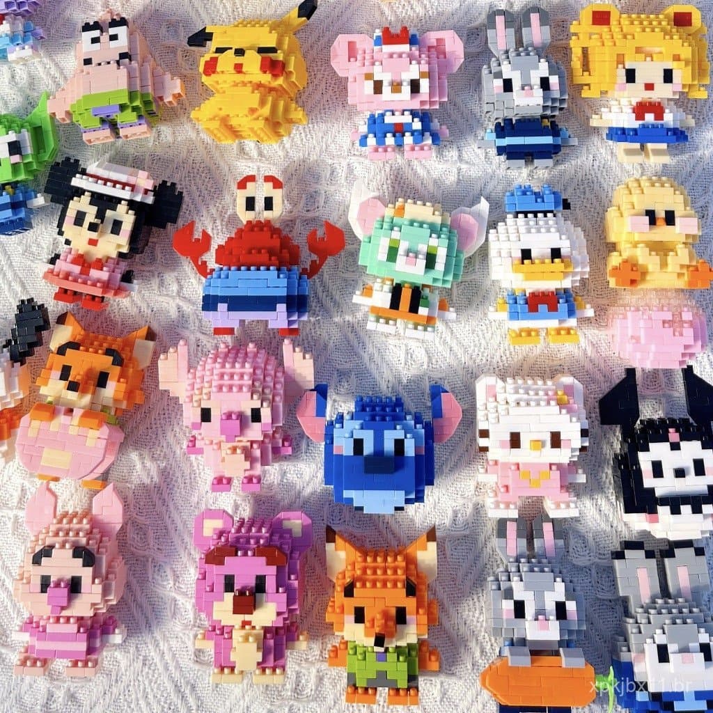 Blocos de Construção Pequenos Compatíveis com Lego, Brinquedos de Partículas para Crianças, Brinquedos Educativos Decora