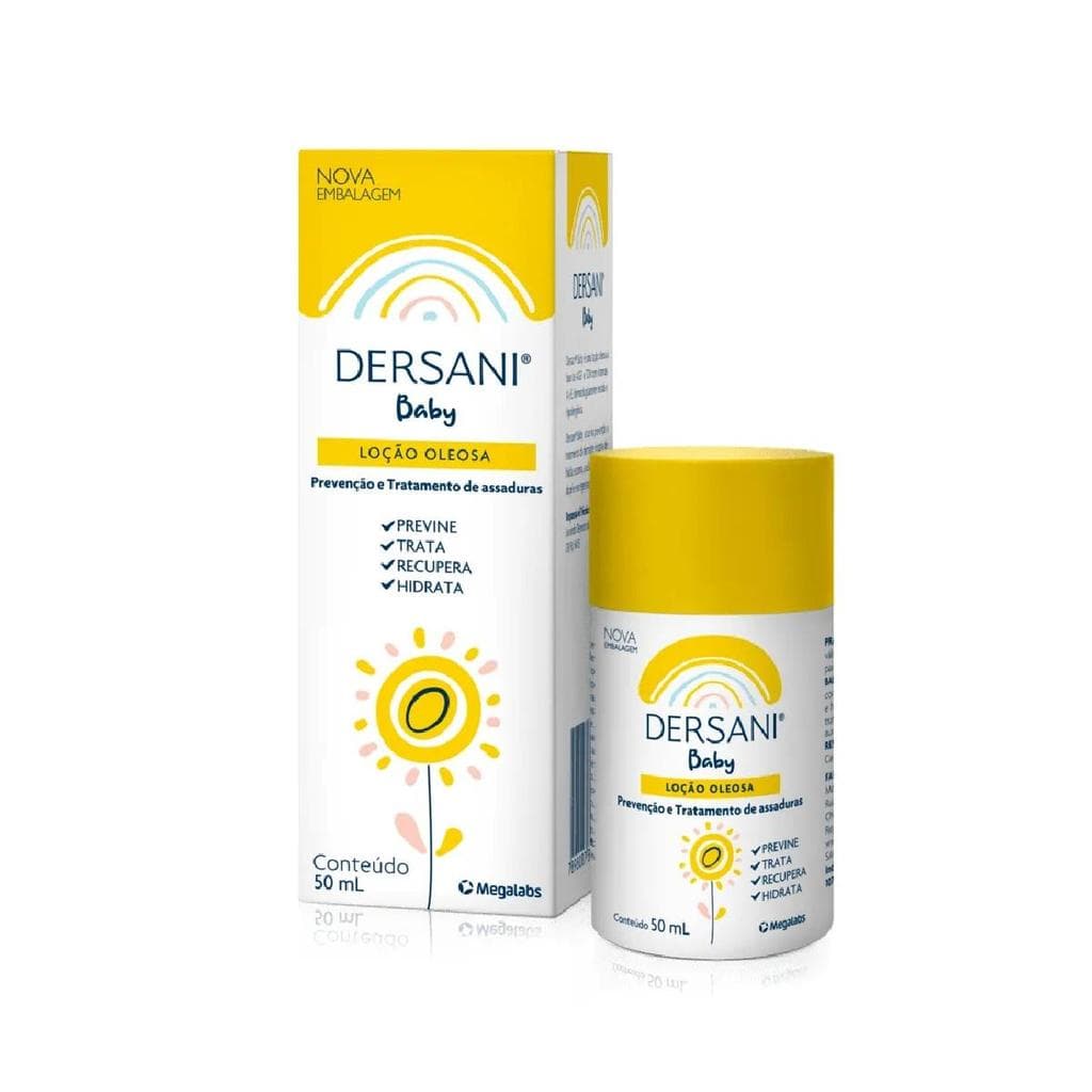 Loção Oleosa Dersani Baby Antiassaduras 50ml