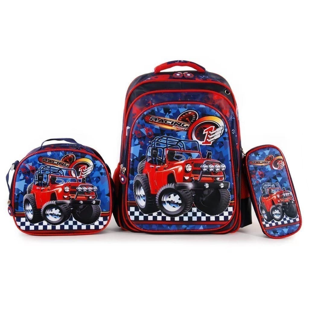 Material escolar infantil caixa de lancheira 3D impressa menino com lâmpada  fang