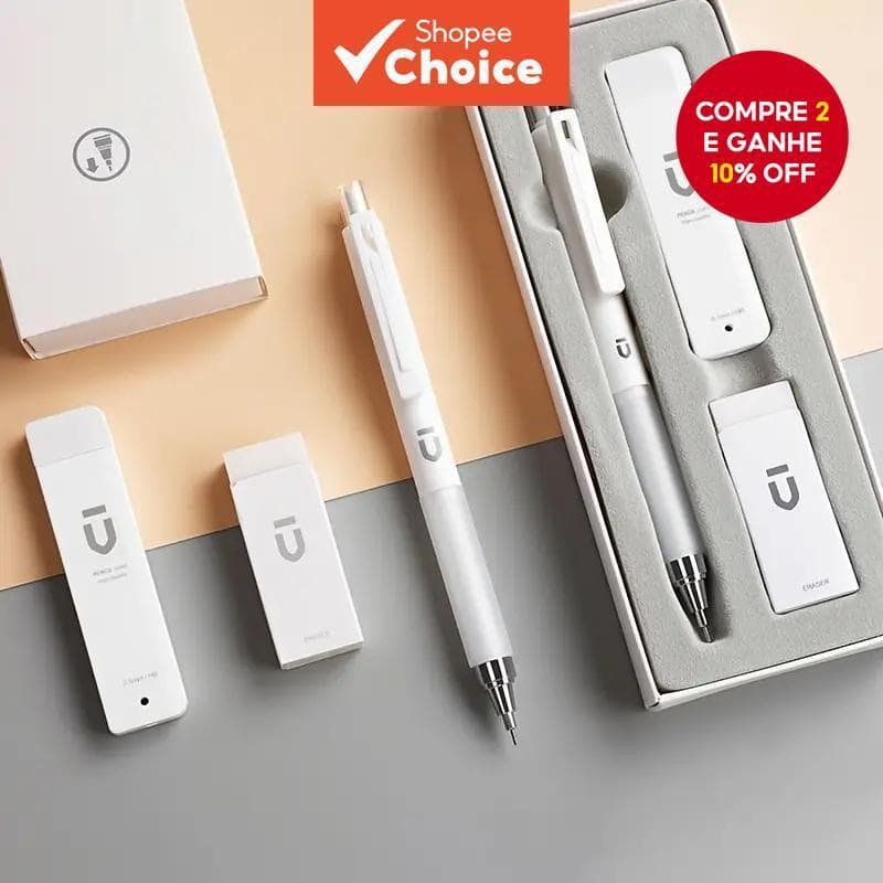 Conjunto De Lápis Mecânico M & G 0.5/0.7 Mm HB Chumbo Para Estudantes , Caixa De Presente Exame 2B Resistente A Quebras