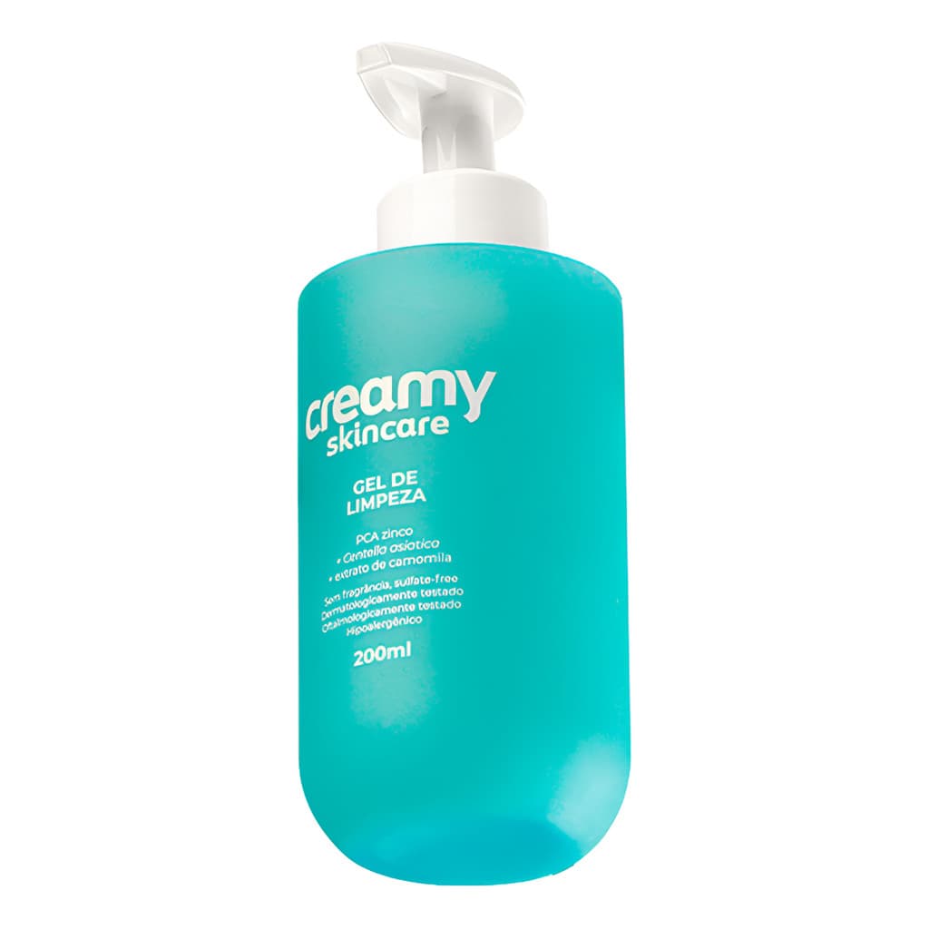Creamy Skincare Gel De Limpeza 200ml | Limpa Profundamente S