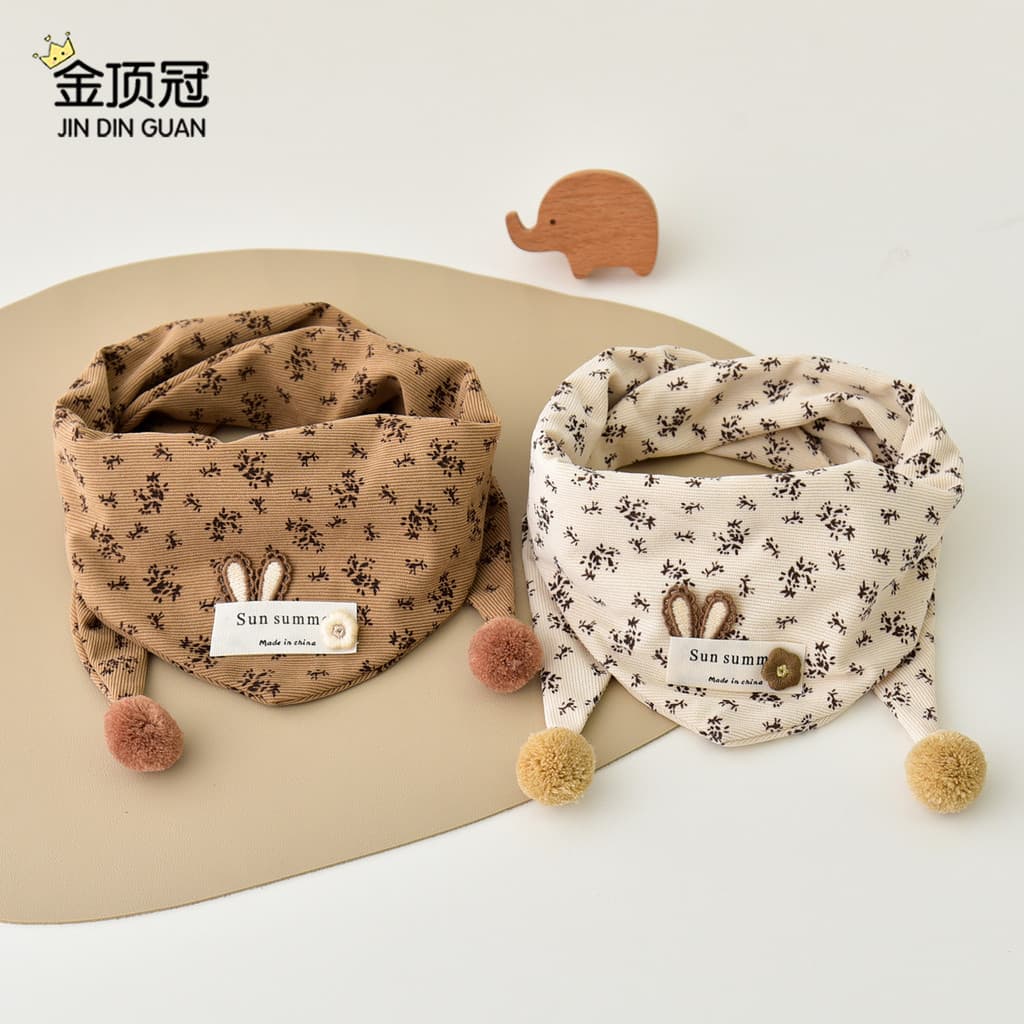 Crianças cachecóis outono inverno à prova de vento quente cachecóis do bebê lenços de seda meninas meninos bonito versão