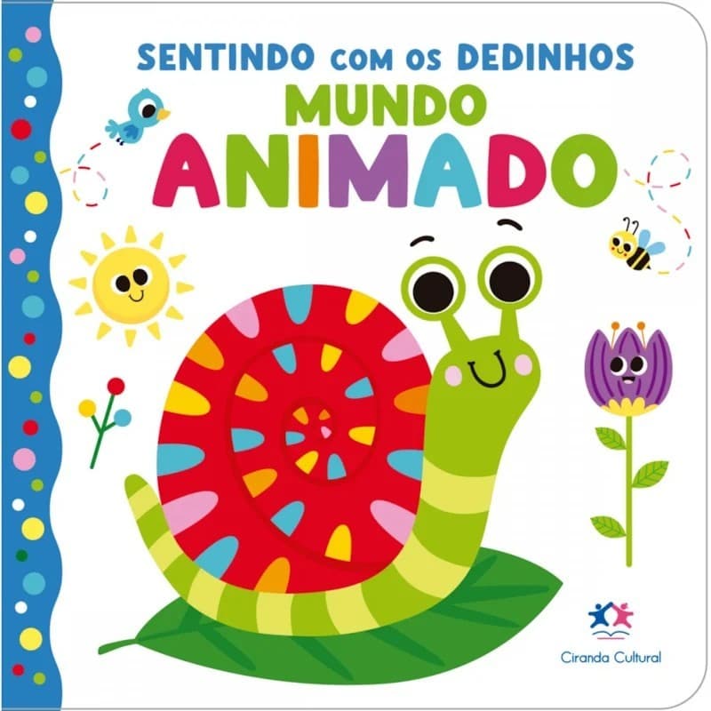 Livro Cartonado Sentindo com os Dedinhos - Mundo Animado