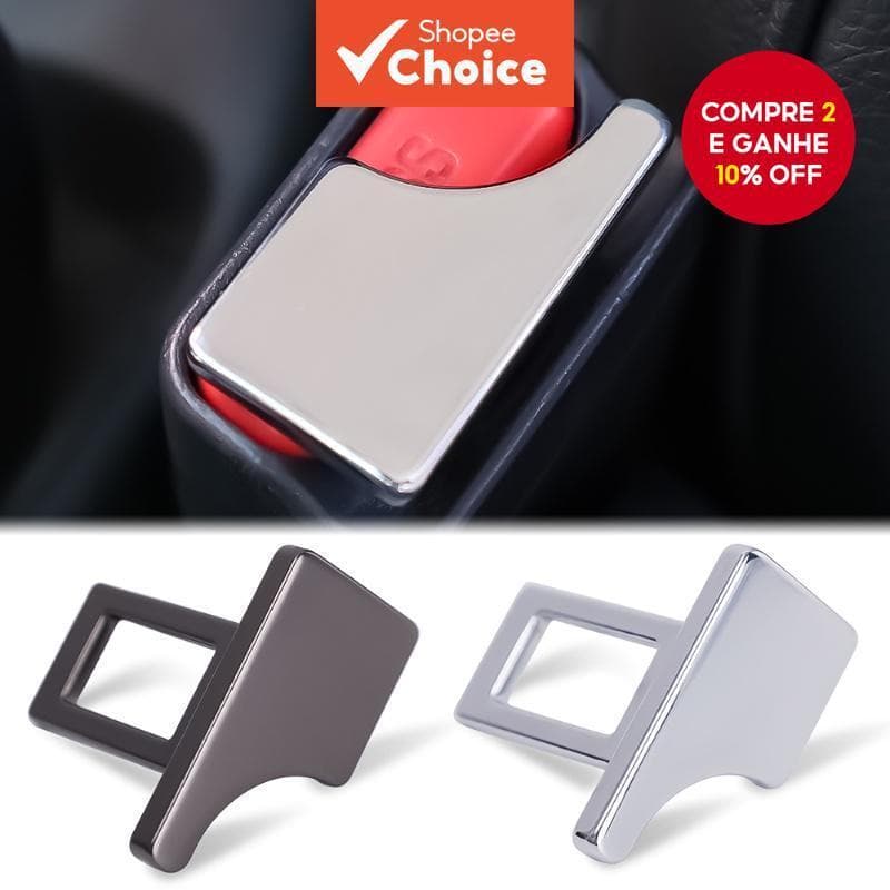 Acessórios Para O Interior Do Carro Cinto De Segurança Fivela Universal De Liga Metálica Oculta