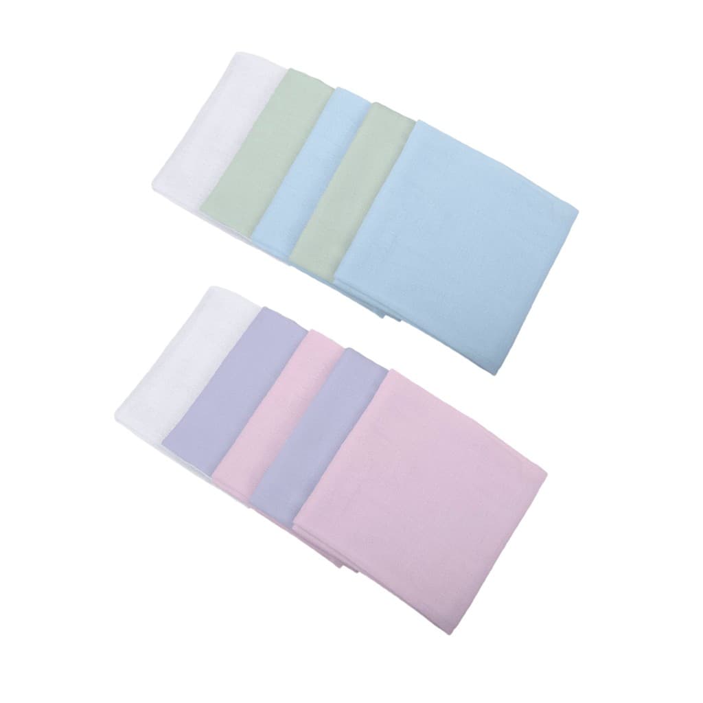 Kit 5 Fraldas Pinte E Borde Luxo Incomfral 70x70cm Promoção Cores Sortidas