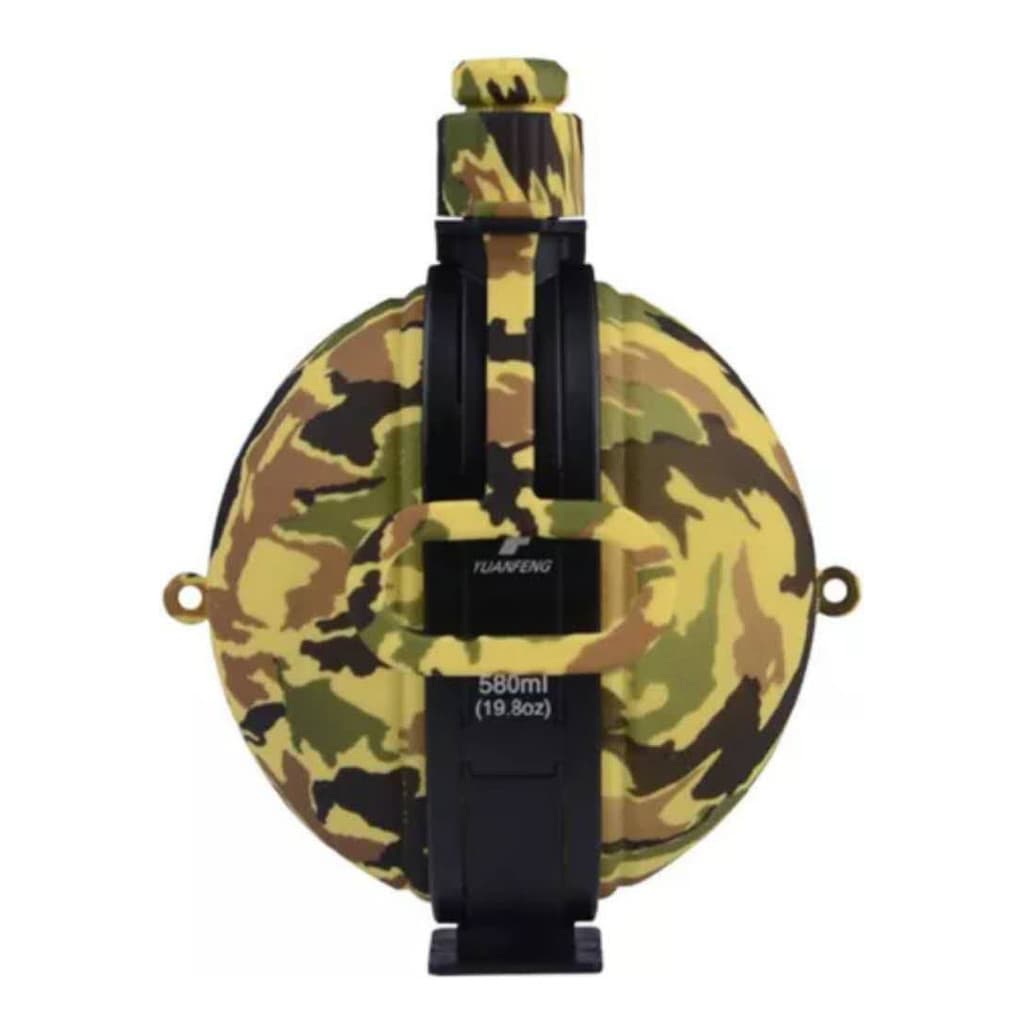 Garrafa Agua Bússola De Silicone Telescópico Dobrável 580ml-XLH