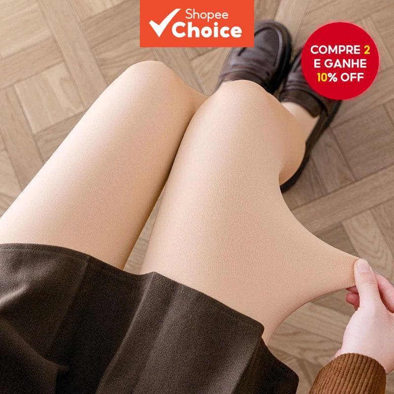 Meia-Calça Feminina 100d'bare Leg Magic – Opaca Ultra Natural Semelhante À Pele | Confortável E Quente Para Primavera/Ou