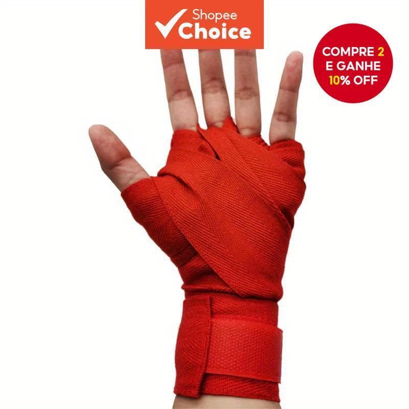 Novo 1 peça Bandagem para Pulsos de Boxe, Faixas de Pulso para Esportes, Bandagem para Mãos de Boxe - 2,5m